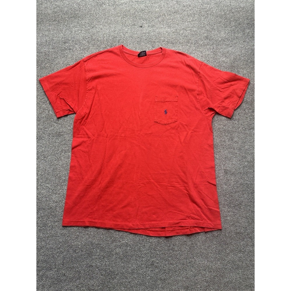 Polo Ralph Lauren Men's Short Sleeve T Shirt Size Large‎ Vintage 90s Single USA